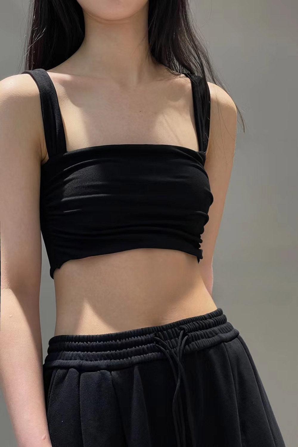 Hannah Ruched Crop Top - Yan's Singapore