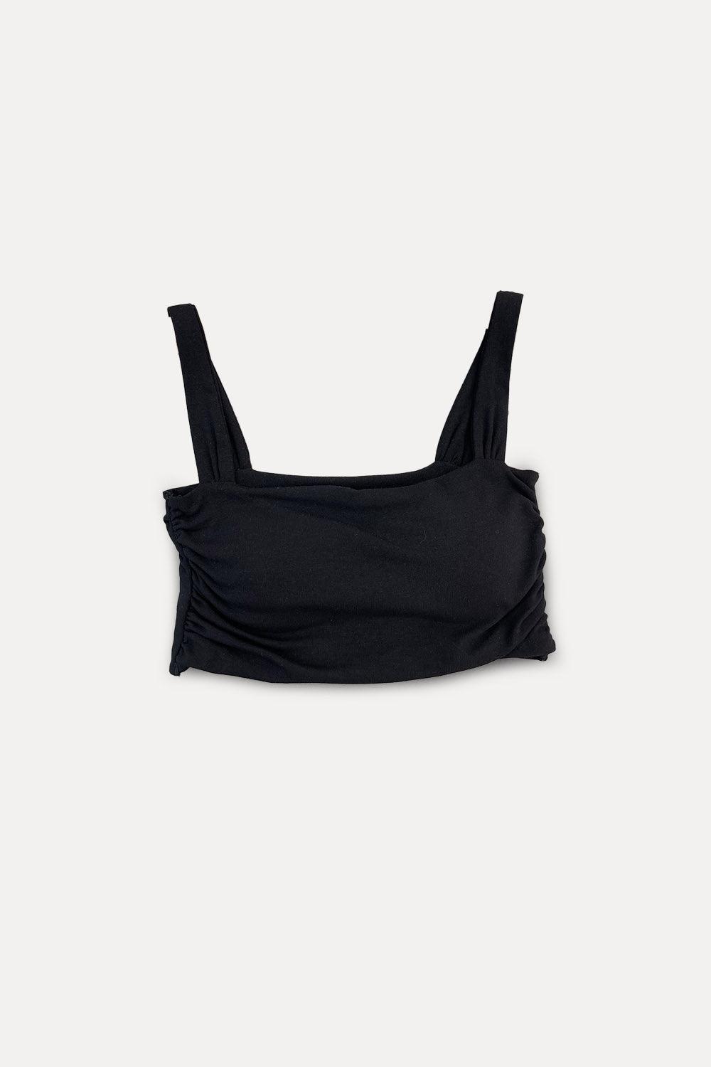 Hannah Ruched Crop Top - Yan's Singapore