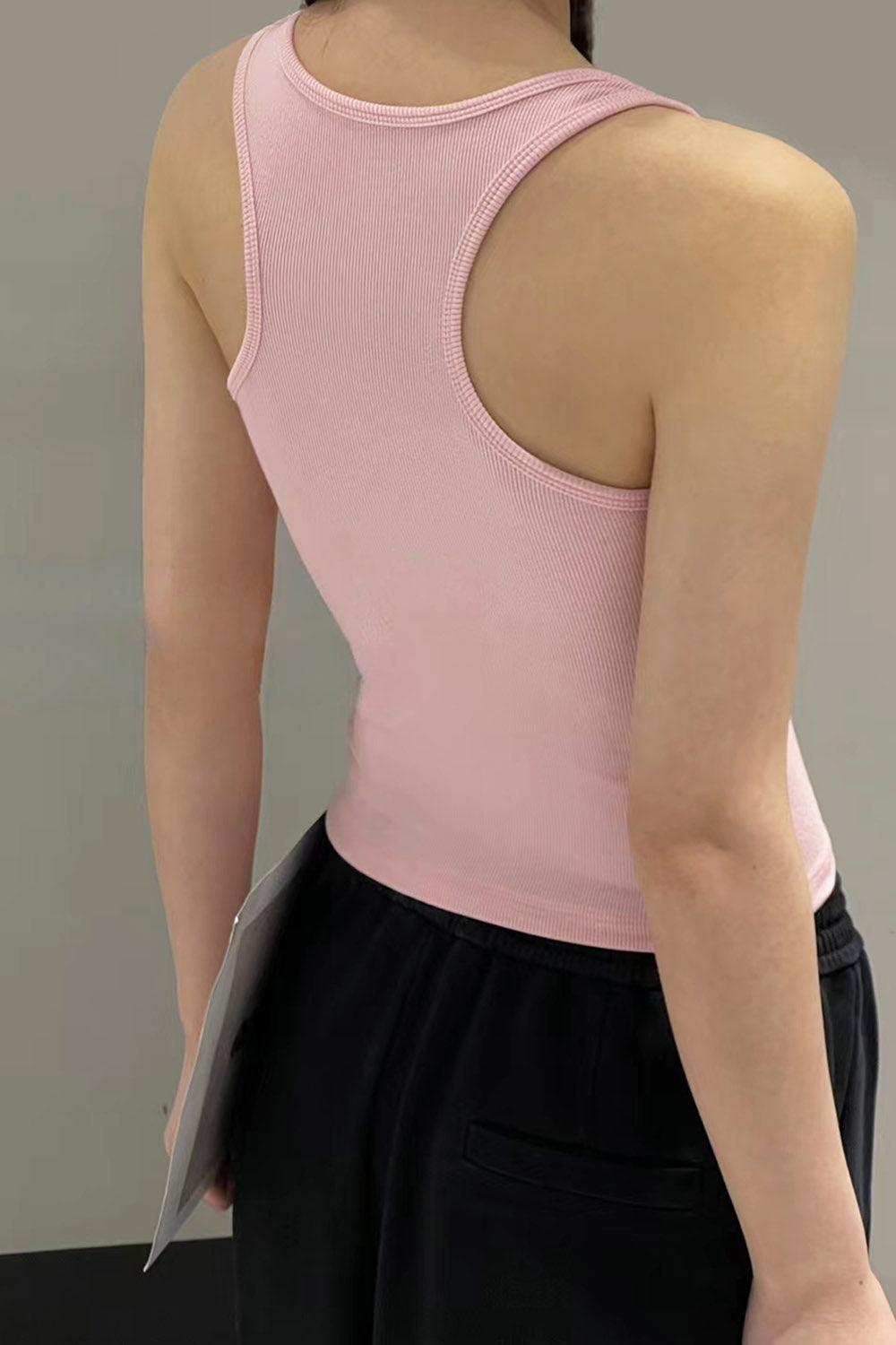 Racerback Waist-Length Top - Yan's Singapore