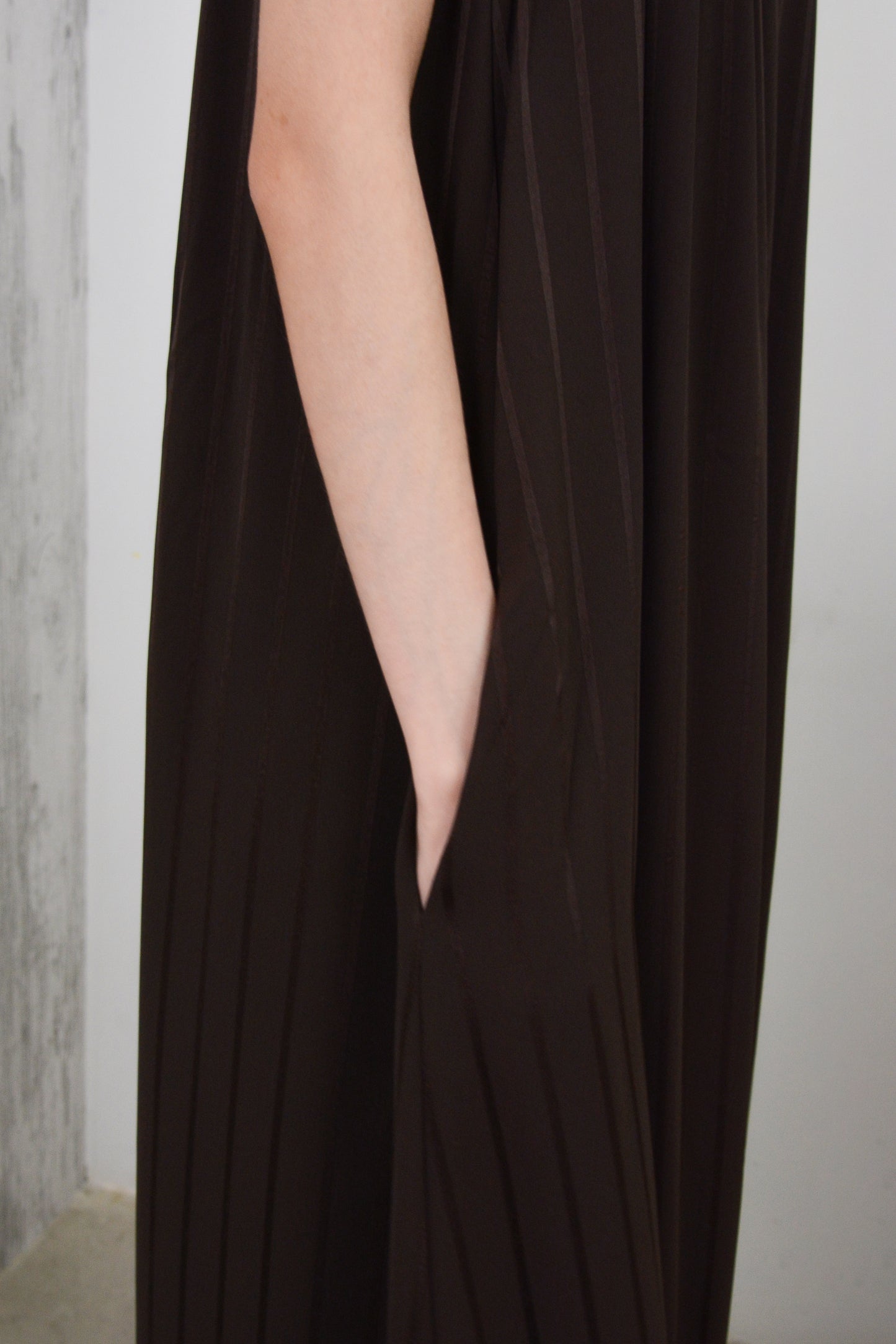 Bead Strap Detail Maxi Dress