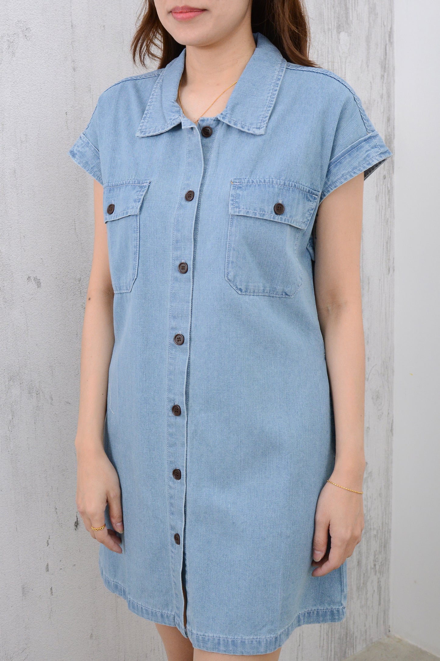 Lydia Denim Shift Dress