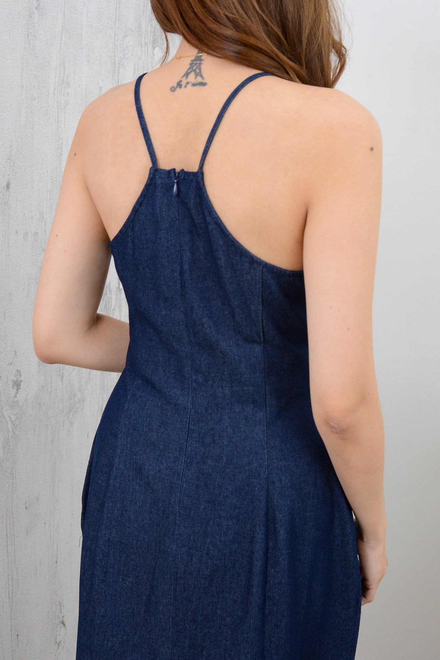 Harley Strappy Denim Dress