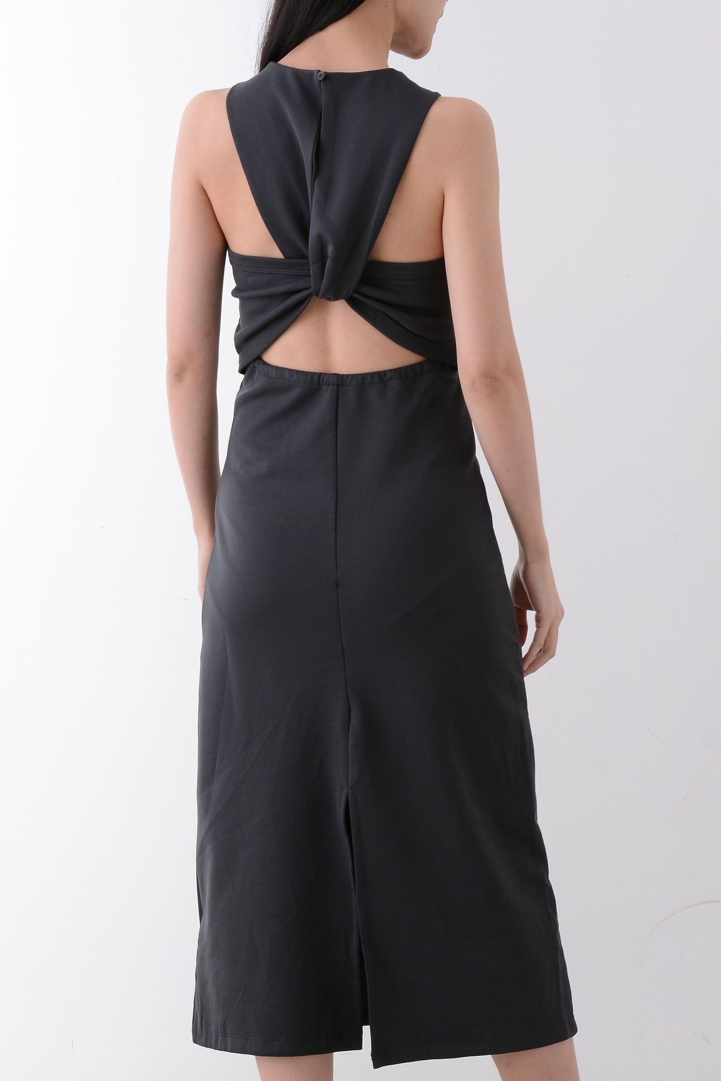 Cross-Back Midaxi Dress - Yan's Singapore